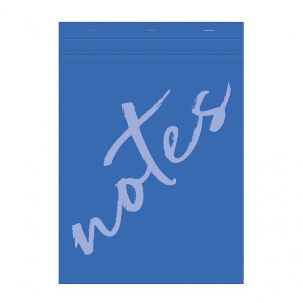 Bloc Notes Agrafé en Tête Bleu - A5 14,8x21 cm - 100 Feuilles Petits Carreaux - Papier 60 g