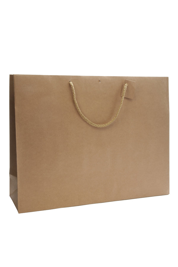 sac papier CHIC NATURE luxe 175gr cordon par 10