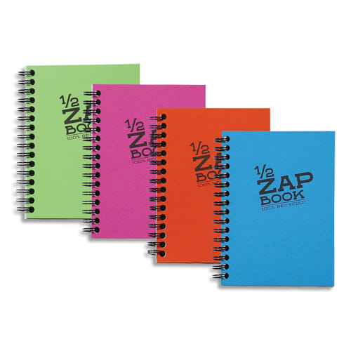 Carnet Zap Book  spiralé 80GR couleur aleatoire