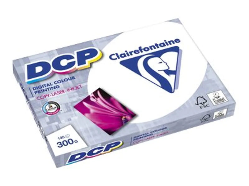 Papier CLAIREFONTAINE DCP ultra blanc  A3 (297x420mm) 300gr/m2 125 feuilles