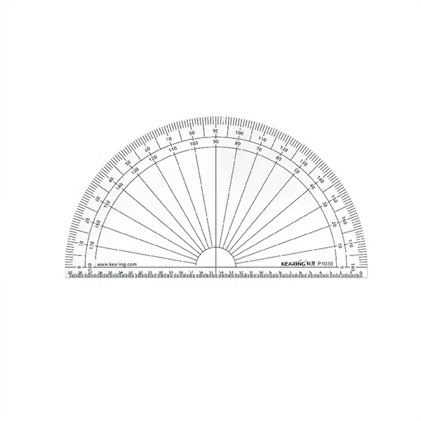 RAPPORTEUR 1/2 CERCLE - GRADES Ø 30 CM