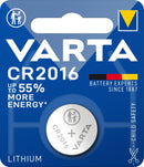 PILE LITHIUM  CR2016 Blister 1 de VARTA