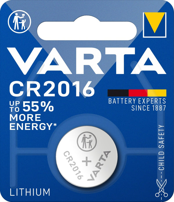 PILE LITHIUM  CR2016 Blister 1 de VARTA