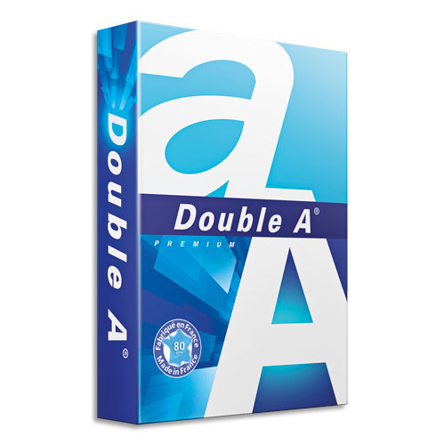 papier blanc A4 (210x297mm)-80gr/m2 -500 feuilles Double A