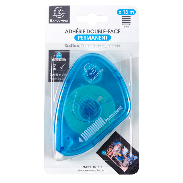 Dérouleur d'adhésif double-face permanent pour photos - Longueur : 13m