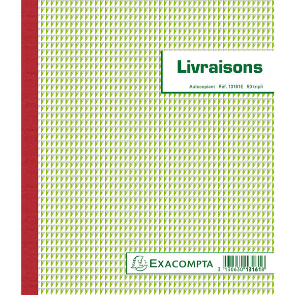Manifold Livraisons 21x18cm 50 feuillets tripli autocopiants