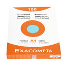 Fiches Bristol 210*297mm Étui de 100 unités