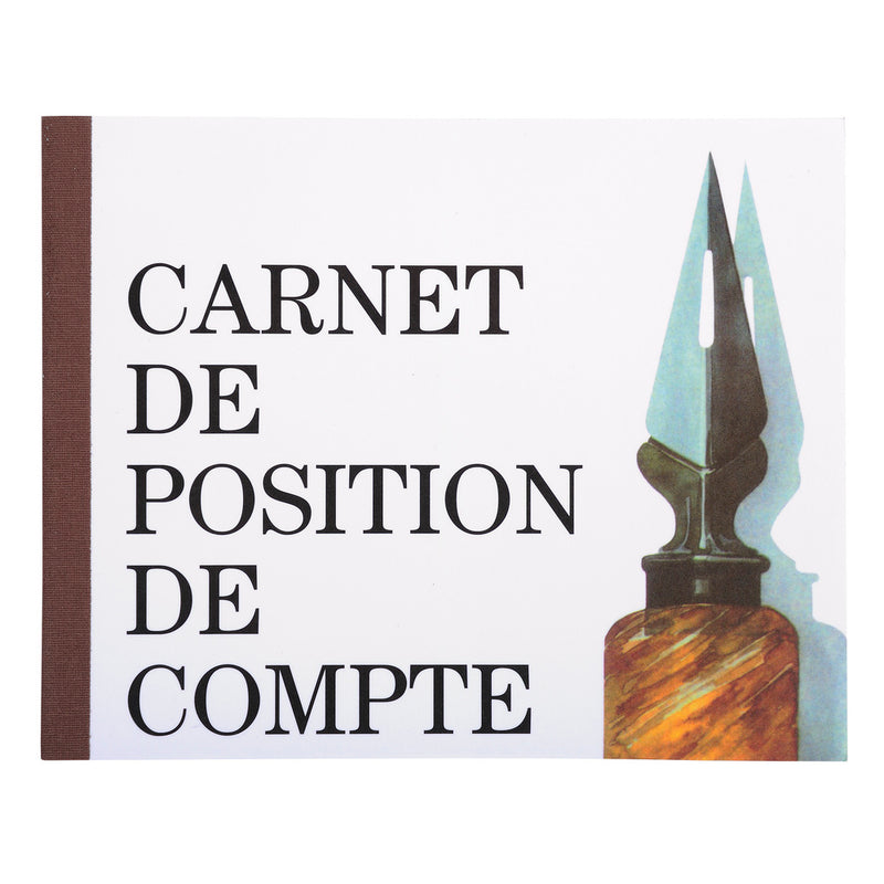 Piqûre position de compte 16x19,5cm 40pages