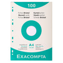 Fiches Bristol 210*297mm Étui de 100 unités