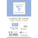 CARTE VISITE 82X128 BRISTOL 220G BTE 100