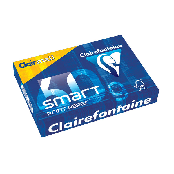 CLAIREFONTAINE -smart print paper -papier blanc -A4 (210x297mm) -60gr/m2 -500 feuilles