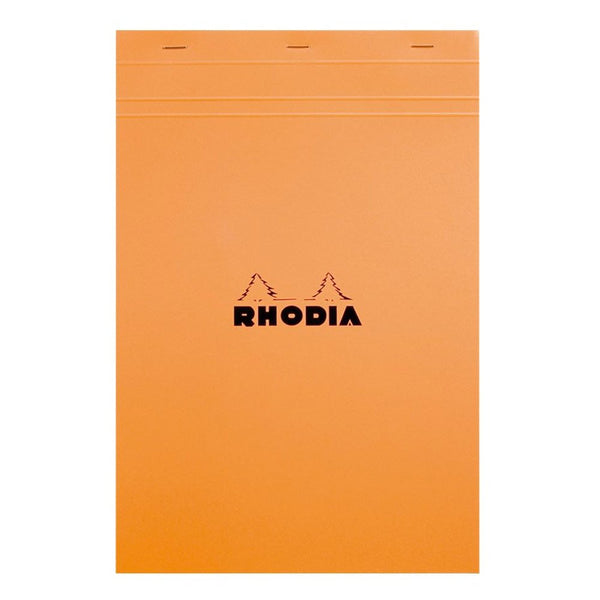 BLOC ORANGE RHODIA A4 160 PAGES PERFORÉES 80G SEYÈS