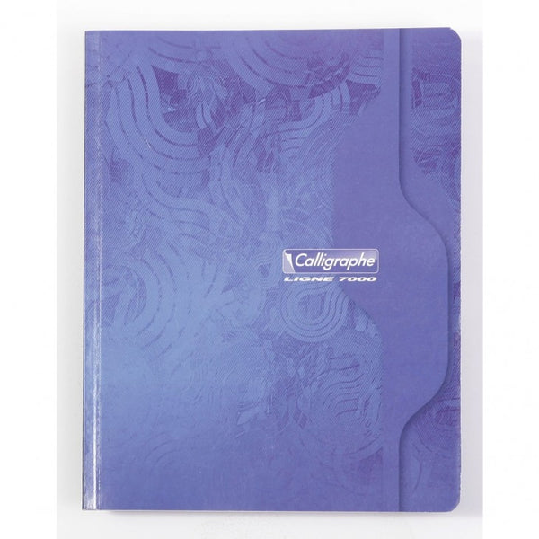 CAHIER BROCHURE REMBORDÉE COUSUE 17X22 192P GRAND CARREAUX  70G
