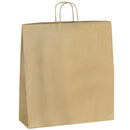 SAC PAPIER KRAFT BRUN POIGNEES TORSADEES