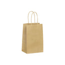SAC PAPIER KRAFT BRUN POIGNEES TORSADEES