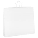 SAC PAPIER  KRAFT BLANC POIGNEES TORSADEES