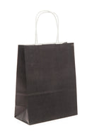 SAC PAPIER MINI -18x8x22 cm Couleur 90gr POIGNEES TORSADEES PAR 50