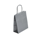 SAC PAPIER PM - 22+10x 31cm Couleur 90gr POIGNEES TORSADEES PAR 50