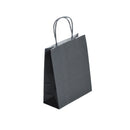 SAC PAPIER PM - 22+10x 31cm Couleur 90gr POIGNEES TORSADEES PAR 50