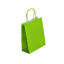 SAC PAPIER PM - 22+10x 31cm Couleur 90gr POIGNEES TORSADEES PAR 50