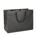 sac papier NOIR INTENSE CLASSIC  luxe 175gr cordon/10