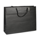 sac papier NOIR INTENSE CLASSIC  luxe 175gr cordon/10