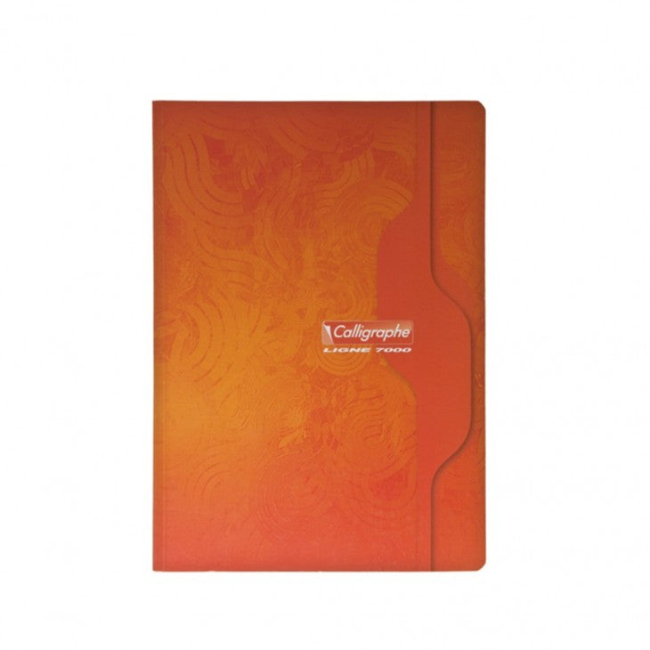 CAHIER BROCHURE REMBORDÉE COUSUE 21X29,7 288P GRAND CARREAUX  70G.