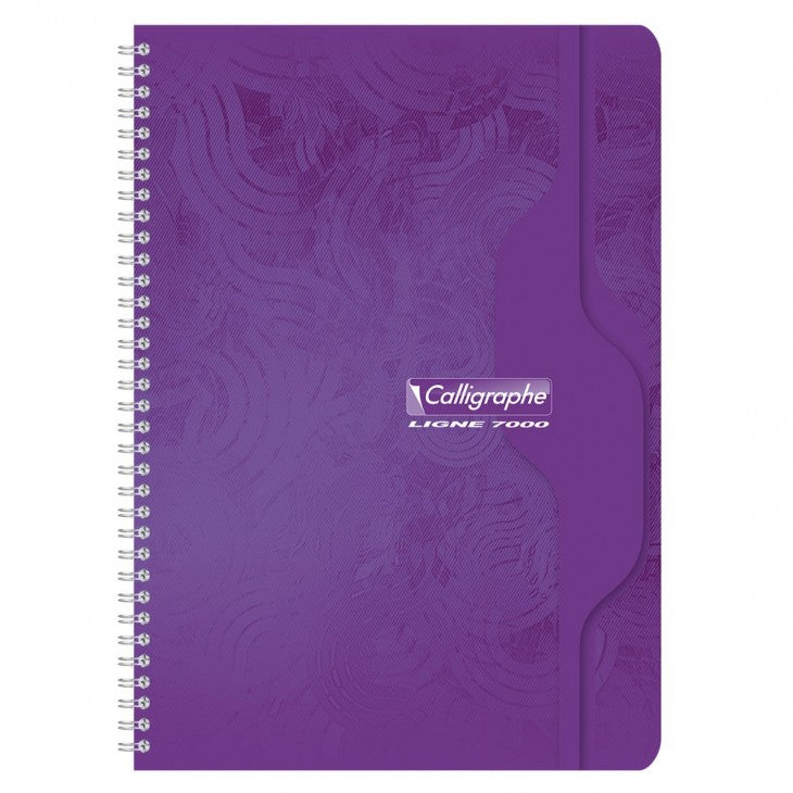 CAHIER RELIURE INTÉGRALE 21X29,7 180P GRAND CARREAUX  70G.