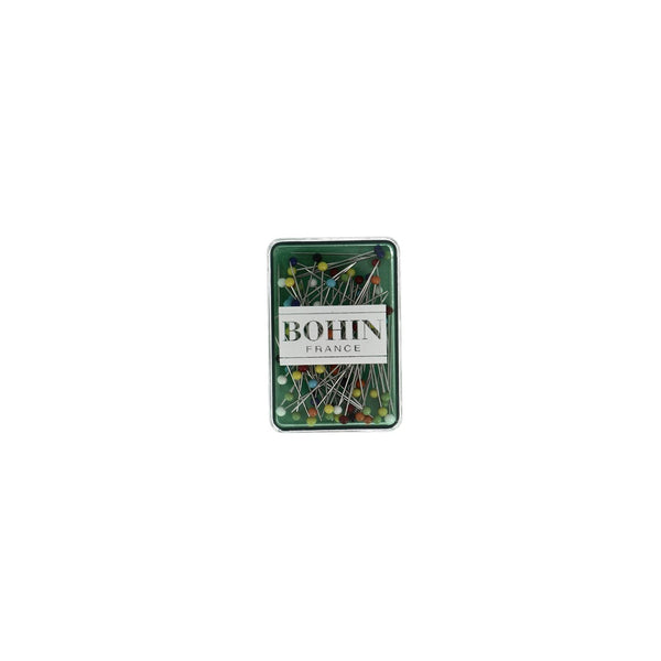 EPINGLE TETE VERRE BOITE 80 PIECE /8g ASS