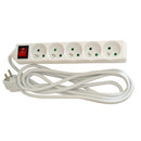 multiprises blanc 16A 6 prises avec cordon longeur 1.5m