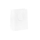 Sac papier BLANC MAT Luxe 190gr + cordelettes PAR 10