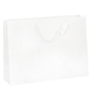 Sac papier BLANC MAT Luxe 190gr + cordelettes PAR 10