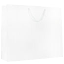 Sac papier BLANC MAT Luxe 190gr + cordelettes PAR 10