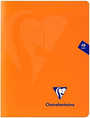 Cahier agrafé Mimesys grands carreaux couverture polypropyléne