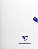 Cahier agrafé Mimesys grands carreaux couverture polypropyléne