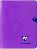 Cahier agrafé Mimesys grands carreaux couverture polypropyléne