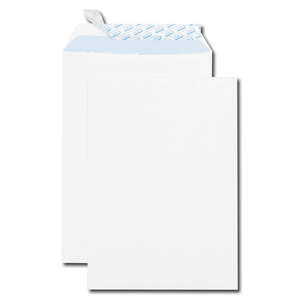 Pochettes blanches C4 229x324 90 g/m² bande de protection