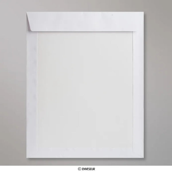 Enveloppes dos carton  BLANC  260x330 120 g/m² bande de protection PAR 100