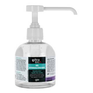 GEL HYDROALCOOLIQUE ANTISEPTIQUE MAINS /FLACON + POMPE 300ML