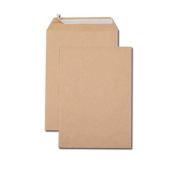 pochettes kraft brun C4 229x324 90 g/m² bande de protection BOITE DE 250