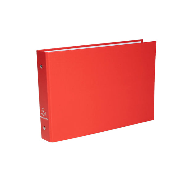 Classeur rembordé polypropylène pour fiches bristol 125x200 2 anneaux 25mm