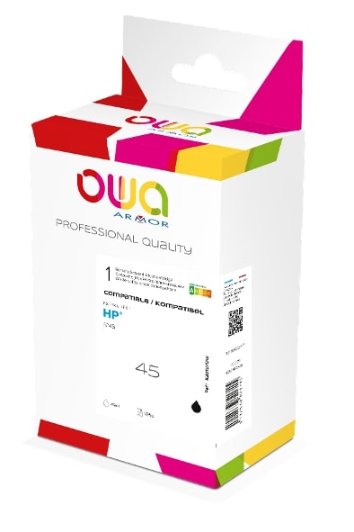 POUR HP 45 - noir - cartouche compatible