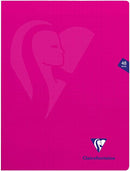 Cahier agrafé Mimesys grands carreaux couverture polypropyléne