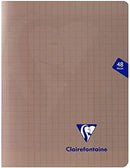 Cahier agrafé Mimesys grands carreaux couverture polypropyléne