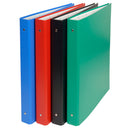 Classeur rembordé PVC 4 anneaux 30mm - A4 maxi 24x32cm