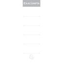 Paquet 10 étiquettes classeur a levier dos de 70mm