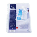 Sachet de 10 pochettes à soufflet avec rabat - polypropylène 20/100e - A4