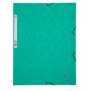 Chemise 3 rabats à élastiques carte lustrée 400g/m2 - A4