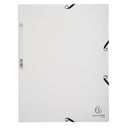 Chemise 3 rabats à élastiques carte lustrée 400g/m2 - A4