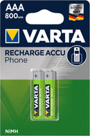 PILES VARTA RECH.ACCU Phone AAA 800mAh Blister 2